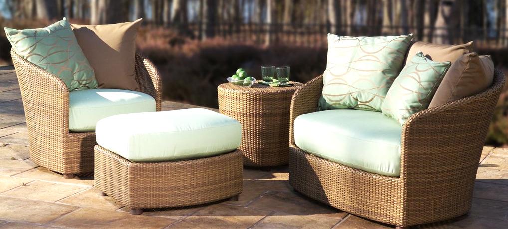 Bàn ghế giả mây