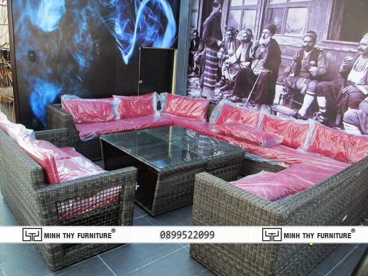 King Rooftop Coffee sofa nhua gia may 6