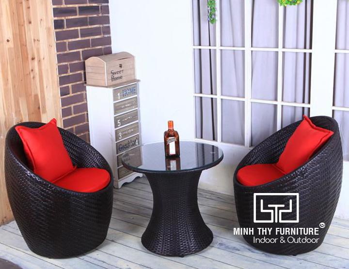 ghế nhựa giả mây