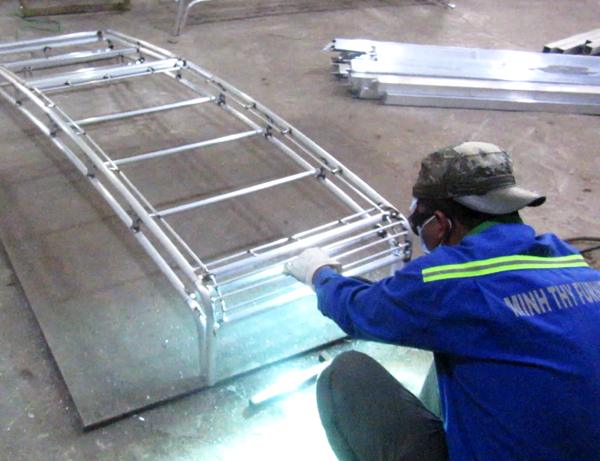 giường tắm nắng nhựa giả mây