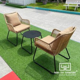 Bộ Bàn Ghế Ban Công Nhựa Giả Mây MT2004 1 MT2004