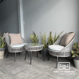 Bàn Ghế Ban Công Nhựa Giả Mây MT2A158 2 ban ghe ban cong may nhua mt2a158 1