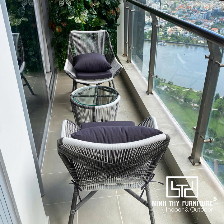 Bàn Ghế Ban Công Ngoài Trời MT2007 Bàn Ghế Ban Công Ngoài Trời MT2007