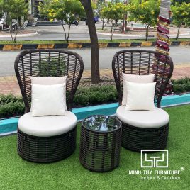 Sofa Mây Nhựa Ngoài Trời MT1A81