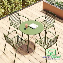 Bàn Ghế Sắt Cafe MT3012