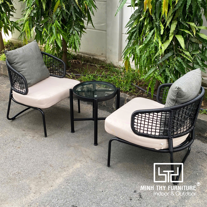 Bàn Ghế Ban Công Giả Mây MT2044 Bàn Ghế Ban Công Giả Mây MT2044