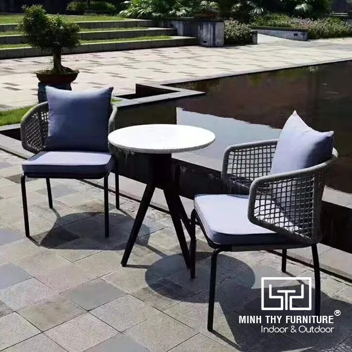 Bàn Ghế Ban Công Nhựa Giả Mây MT2A237 Bàn Ghế Ban Công Nhựa Giả Mây MT2A237