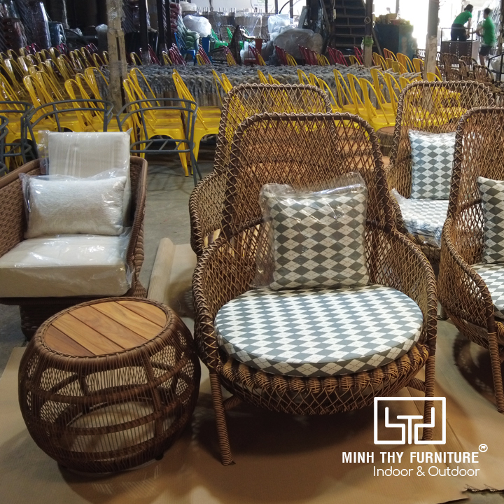 Bàn Ghế Thư Giãn Giả Mây Ngoài Trời MT2061 Bàn Ghế Thư Giãn Giả Mây Ngoài Trời MT2061