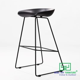 Ghế Bar Nhựa Chân Sắt MTN3021